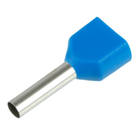 LD406-7508 Наконечник штыревой втулочный изолированный НШВИ(2) 0,75-8 (DIY упаковка 25 шт) 50406