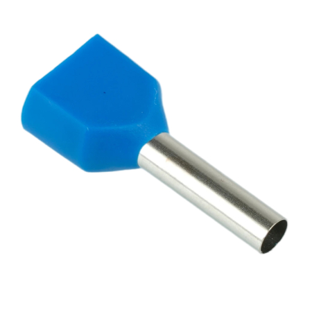 LD406-7508 Наконечник штыревой втулочный изолированный НШВИ(2) 0,75-8 (DIY упаковка 25 шт) 50406
