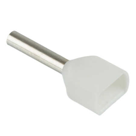 LD406-0508 Наконечник штыревой втулочный изолированный НШВИ(2) 0,5-8 (DIY упаковка 25 шт) 50401