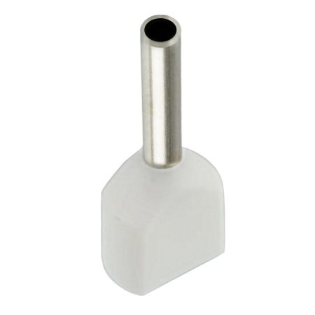 LD406-0508 Наконечник штыревой втулочный изолированный НШВИ(2) 0,5-8 (DIY упаковка 25 шт) 50401