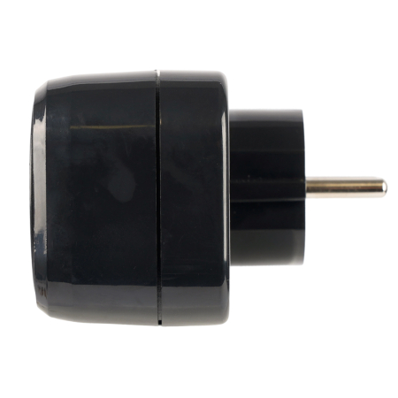 Разветвитель сетевой 3-местный с/з STEKKER ADP16-23-20, 250V, 16A, ABS пластик, черный 50681