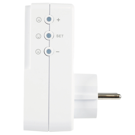 Реле напряжения для розетки регулируемое  STEKKER  VPR-200W, 230В,16A,белый 50689