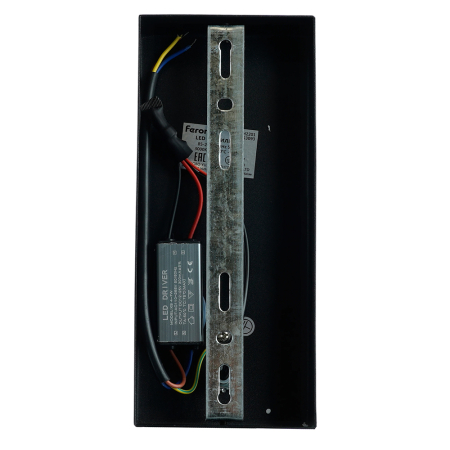 Светильник уличный светодиодный Feron DH2201 Катар 5W, 90*43*210мм, 3000К, черный (на стену вверх) 53093