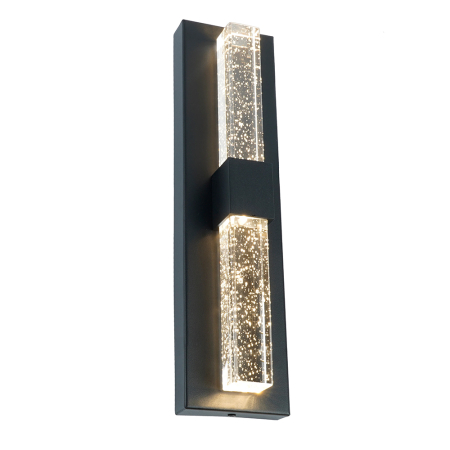 Светильник уличный светодиодный Feron DH2202 Катар 10W, 90*43*360мм, 3000К, черный (на стену вверх/вниз) 53094