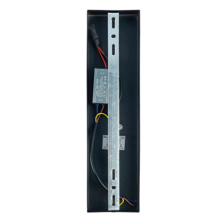 Светильник уличный светодиодный Feron DH2202 Катар 10W, 90*43*360мм, 3000К, черный (на стену вверх/вниз) 53094