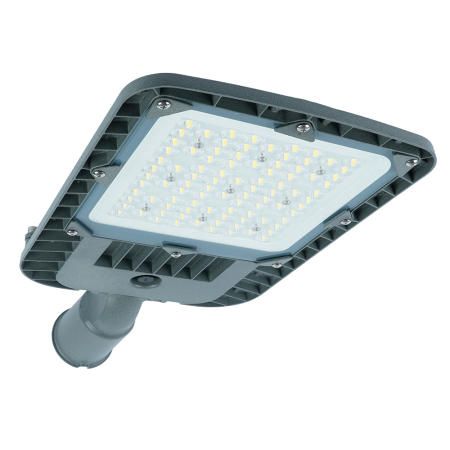 Светодиодный уличный консольный светильник Feron серии TR 100W 5000K AC90-300V, СЕРЫЙ 53025