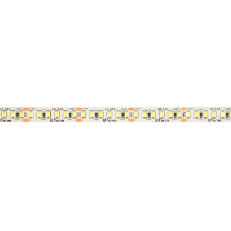 Светодиодная LED лента Feron LS502, 180SMD(2835)/м 16Вт/м 24V 30000*10*1.22мм 3000К 30м IP20 53089