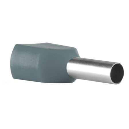 LD406-0508 Наконечник штыревой втулочный изолированный НШВИ(2) 0,5-8 (DIY упаковка 25 шт) 50709