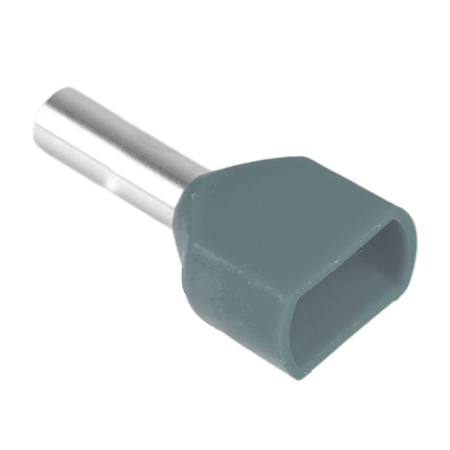 LD406-0508 Наконечник штыревой втулочный изолированный НШВИ(2) 0,5-8 (DIY упаковка 25 шт) 50709