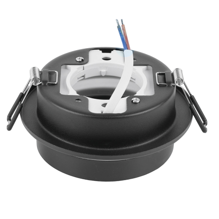 Светильник потолочный встраиваемый, 15W 230V GX53, черный, круг, без лампы, DL514, Feron 53310