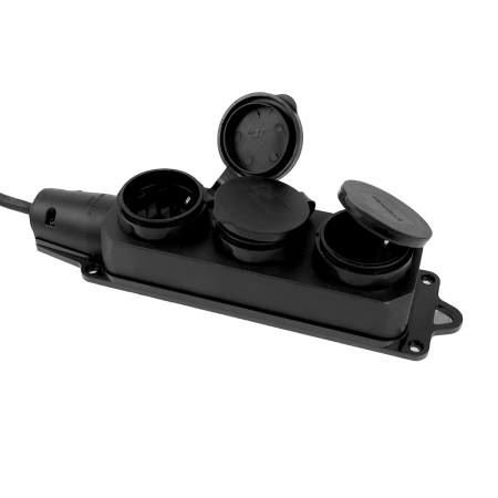 PRF03-31-3-30 Удлинитель 3-местный с/з КГ 3*1,5мм2, IP44, 30м, 16A, серия Professional 50349