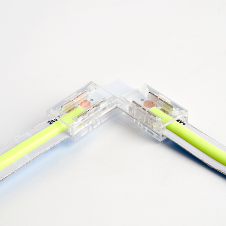 Соединитель угловой 10мм для ленты COB LS530, LD179 48276