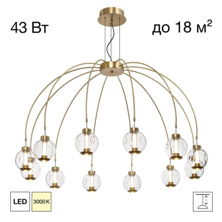 Подвесная люстра Citilux Noona CL251190