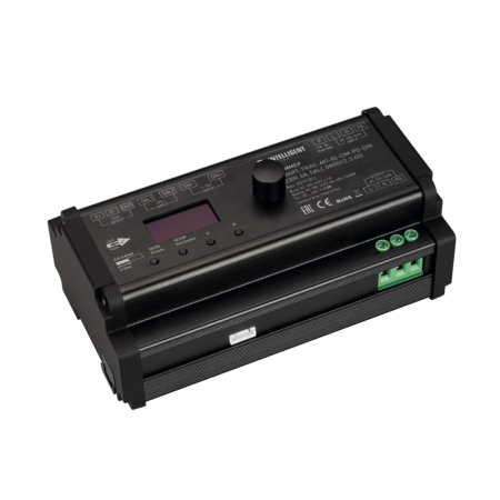 Диммер Arlight SMART-TRIAC-601-82-DIM-PD-DIN Black (230V, 6А, DALI, DMX512, 2.4G) (IARL, IP20 Пластик) 031113(1)