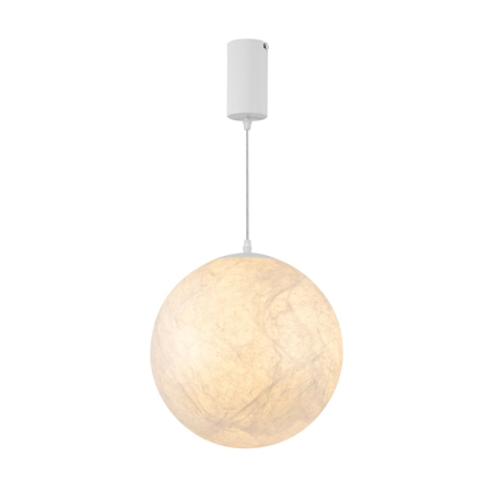 Подвесной светильник Arlight SP-SILKA-HANG-R300-7W Warm2700 (WH, 330 deg, 230V) (IP20, Натуральный шелк) 061916