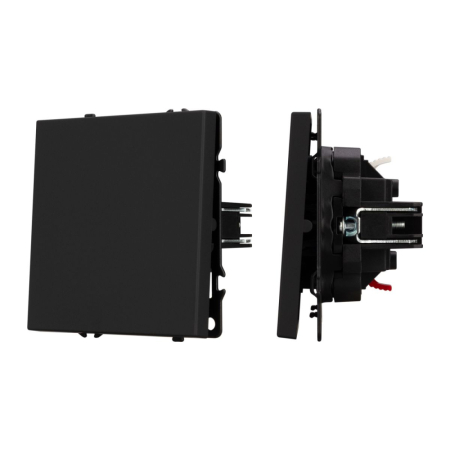 Механизм звонкового выключателя Arlight SWT-NOBE-MKR1-SFPL-BK (230V, 10A) (Черный оникс) 054270(1)