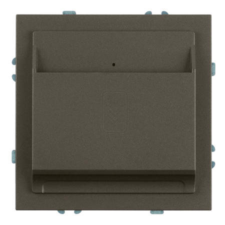 Выключатель карточный Stekker Эмили RSW40-5114-09 антрацит, soft touch 50701