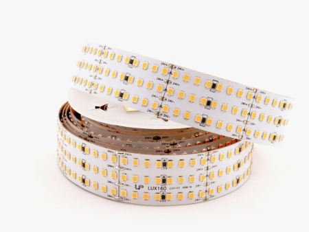 Светодиодная лента LEDS POWER трехрядная 2835 528/м (48Вт/м) 24В теплая LUX160 006307