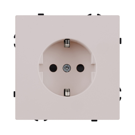 Розетка штепсельная SCHUKO 16A/250 В, кашемир матовый Kollinger Eclipse EC-014CM