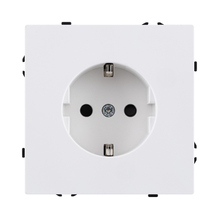 Розетка штепсельная SCHUKO 16A/250 В, белый матовый Kollinger Eclipse EC-014WH