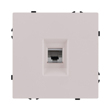 Розетка Ethernet RJ45 Cat.6, кашемир матовый Kollinger Eclipse EC-017CM