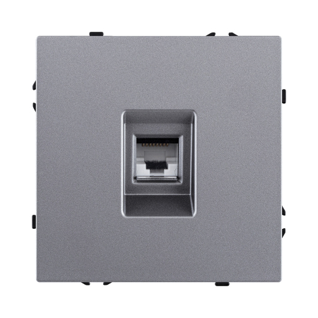 Розетка Ethernet RJ45 Cat.6, серый Kollinger Eclipse EC-017GY