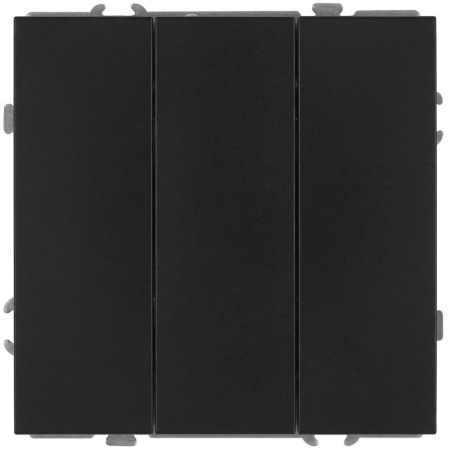Выключатель Эра Galaxy 15-1107-05 тройной 10АХ-250В IP20 антрацит Б0070722