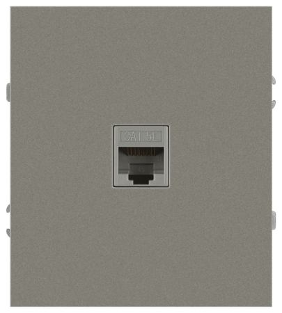 Розетка Эра Arktik 16-3107-07 информационная RJ45 титан Б0070480