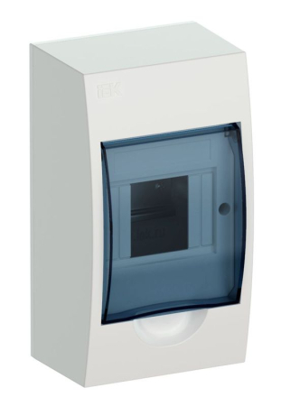 Корпус навесной ЩРН-П-4 Krepta 3 IP41 пластик. бел. IEK MKP12-N-04-40-20