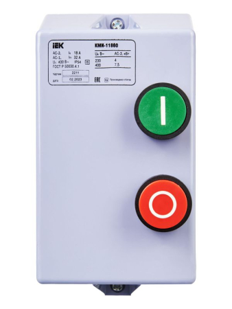 Контактор КМИ-11860 18А 380В/АС3 IP54 KARAT IEK KKM16-018-380-00