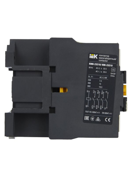 Контактор КМИ-23210 32А 230В/АС3 1НО KARAT IEK KKM21-032-230-10