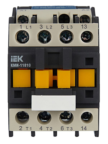 Контактор КМИ-11810 18А 230В/АС3 1НО KARAT IEK KKM11-018-230-10