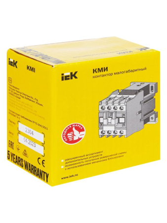 Контактор КМИ-10910 9А 230В/АС3 1НО KARAT IEK KKM11-009-230-10