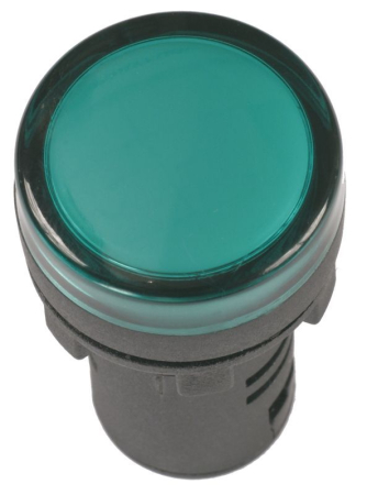 Лампа светосигнальная AD16DS d16мм 230В AC зел. KARAT IEK BLS10-ADDS-230-K06-16