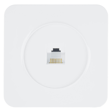 Розетка RJ-45 открытой установки, STEKKER, серия София, 1-местная, белый, MST00-20-01 49300