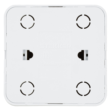 Розетка RJ-45 открытой установки, STEKKER, серия София, 1-местная, белый, MST00-20-01 49300
