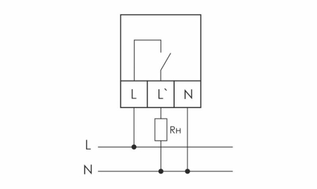 Реле напряжения CP-721-1 (CP-721-63A) (однофазное; цифровая индикация; напряжение питания 50-450В контакт 1NO 63А встроен. таймер регистрация аварий в памяти индикация текущего напряжения) (аналог УЗМ) F&F EA04.009.013
