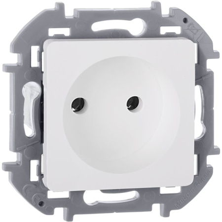 Розетка 1-м СП Inspiria 16А IP20 250В 2P механизм бел. IEK 673710
