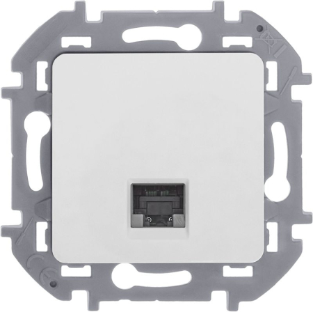 Розетка компьютерная Inspiria RJ45 кат.5E UTP бел. IEK 673825