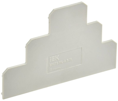 Заглушка для CTS-ML ARMAFIX 3 ур. 2.5кв.мм сер. IEK YCT13-00-3-K03-002-ZGL