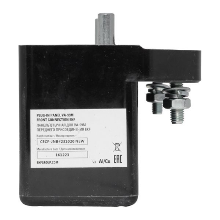 Панель втычная для ВА-99М 630 передн. присоед. EKF mccb99m-630-pin-3f
