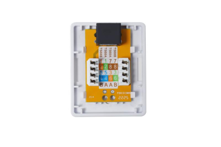 Розетка компьютерная 8P8C (RJ-45) кат.5E UTP 1 порт TOKOV ELECTRIC TKE-SMB-8P8C-1P-UTP