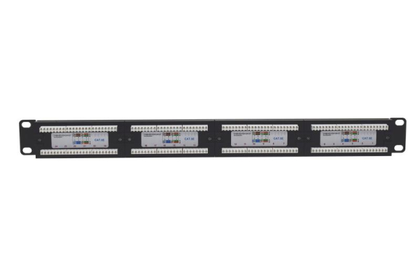 Патч-панель 19дюйм 1U кат.5E неэкранир. 24 порта RJ-45 Dual IDC TOKOV ELECTRIC TKE-PP-5E-1U-24P-UTP