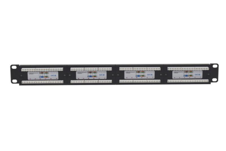 Патч-панель 19дюйм 1U кат.5E неэкранир. 24 порта RJ-45 Dual IDC TOKOV ELECTRIC TKE-PP-5E-1U-24P-UTP