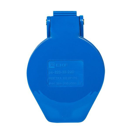 Розетка кабельная 32А 220В 2Р+РЕ IP44 (223) EKF ps-223-32-220