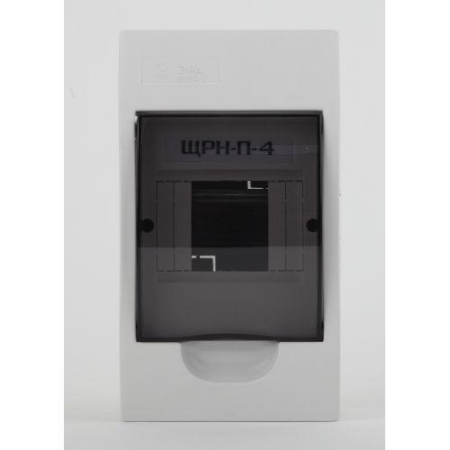 Бокс навесной ЩРН-П-4 4мод. IP41 пластик SIMPLE NO-box_simple-plastic_4_surface BOXS04 Эра Б0041521