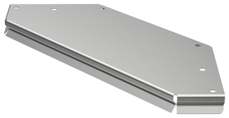 Крышка для угла 90град. осн.100 L310 сталь 0.8мм ESCA 5 IEK ES5-PGD-90-100-08