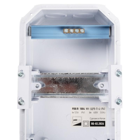 Бокс модульный встраив. PDB/R 1004 WH (ЩРВ-П- 4) IP41 пластик. JazzWay 5071728