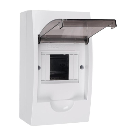 Бокс модульный накладной PDB/W 1004 WH (ЩРН-П- 4) IP41 пластик. JazzWay 5071643