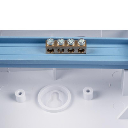 Бокс модульный накладной PDB/W 1004 WH (ЩРН-П- 4) IP41 пластик. JazzWay 5071643